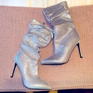 Size 10 💖Sparkle, Rhinestone, Bejewled Boots